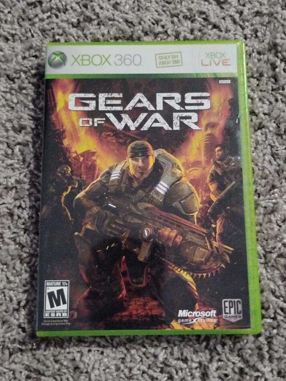 Gears of War (Xbox 360) – Complete in Box (CIB) w/ Manual